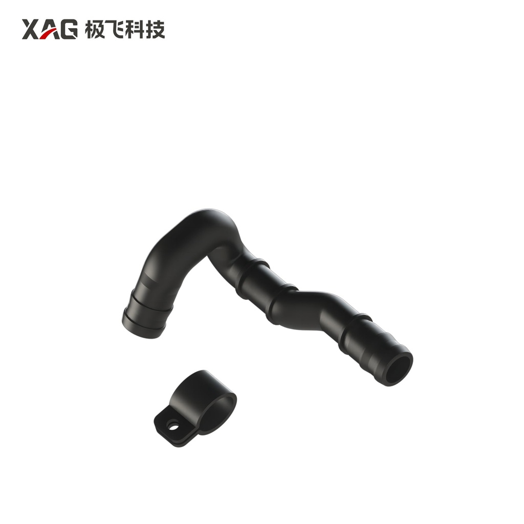 Water pipe adapter - right